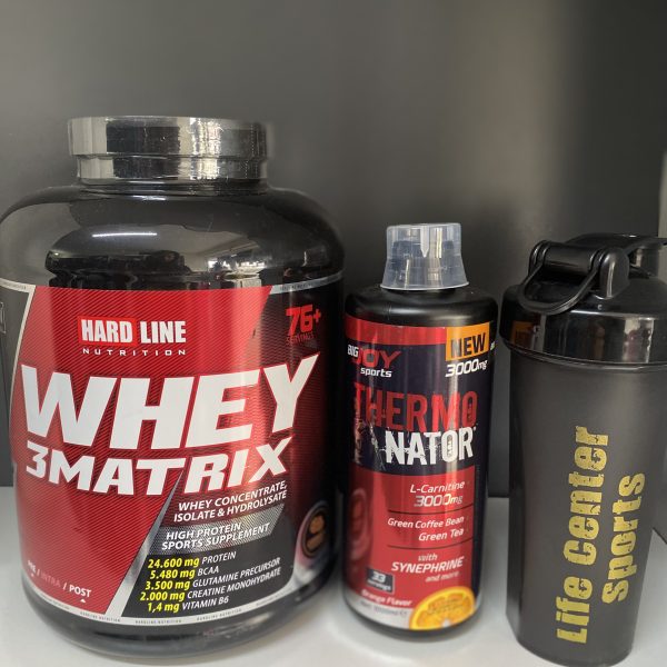 Hardline whey 3 matrix 2300 gr + Bigjoy thermonator kambinasyonu